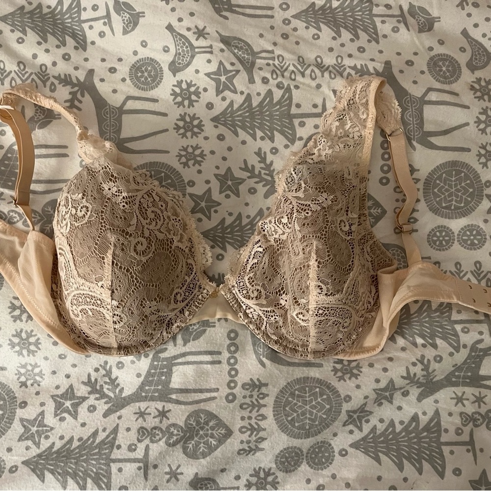 ThirdLove Cream Lace Bra Intimates & Sleepwear